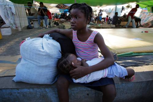 Visions from MercyCorps in Haiti: Women, Jobs, Military Help Keep Peace and Rebuild.